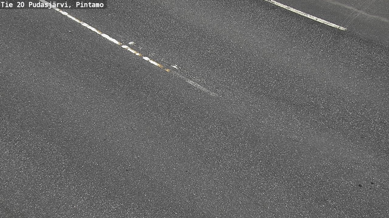Weather Camera Image Väg 20 Pudasjärvi, Pintamo, Pudasjärvi, Pohjois-Pohjanmaa