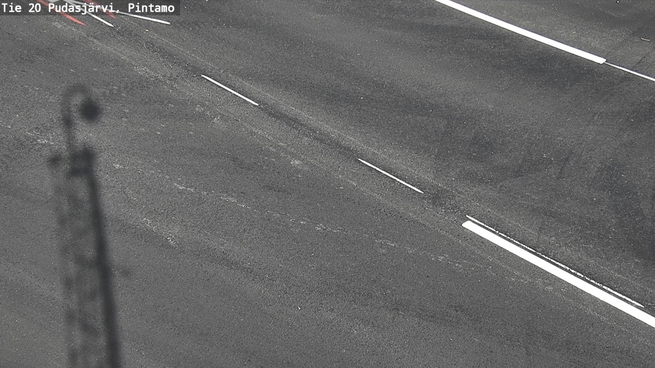 Weather Camera Image Väg 20 Pudasjärvi, Pintamo, Pudasjärvi, Pohjois-Pohjanmaa