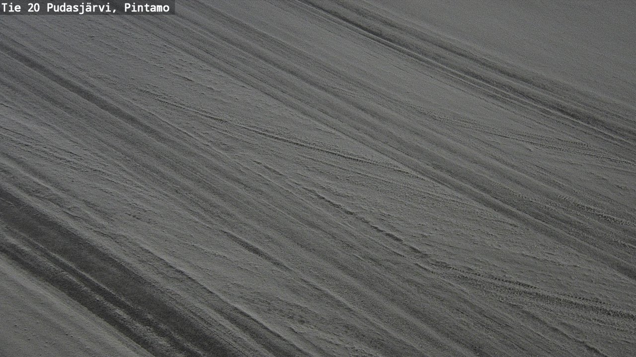 Weather Camera Image Väg 20 Pudasjärvi, Pintamo, Pudasjärvi, Pohjois-Pohjanmaa