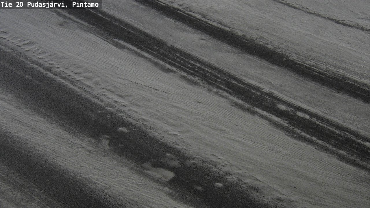 Weather Camera Image Road 20 Pudasjärvi, Pintamo, Pudasjärvi, Pohjois-Pohjanmaa