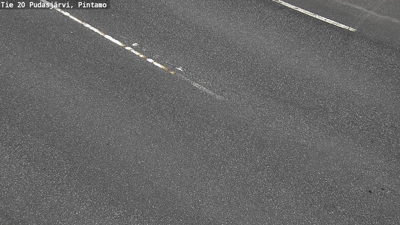 Weather Camera Image Väg 20 Pudasjärvi, Pintamo, Pudasjärvi, Pohjois-Pohjanmaa