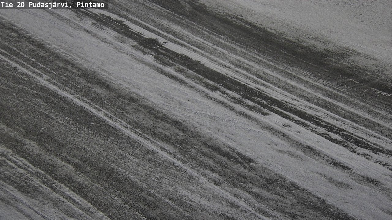 Weather Camera Image Väg 20 Pudasjärvi, Pintamo, Pudasjärvi, Pohjois-Pohjanmaa