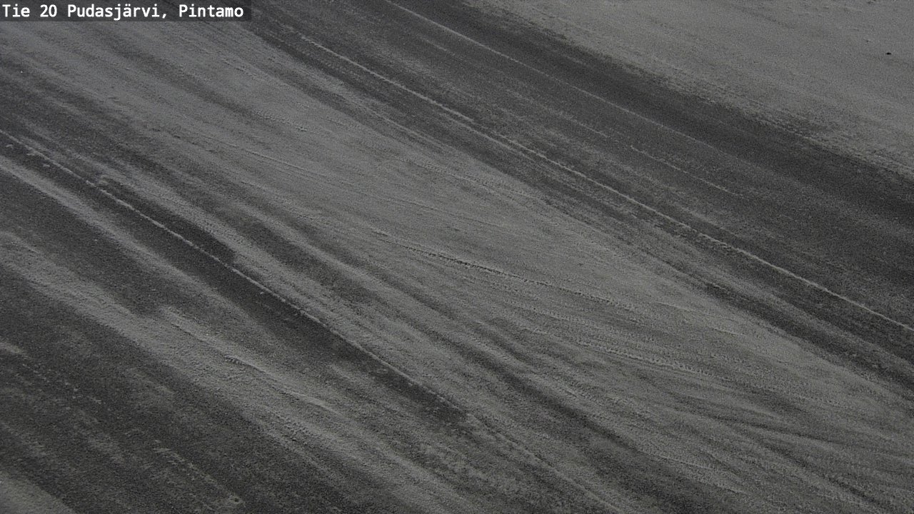 Weather Camera Image Väg 20 Pudasjärvi, Pintamo, Pudasjärvi, Pohjois-Pohjanmaa