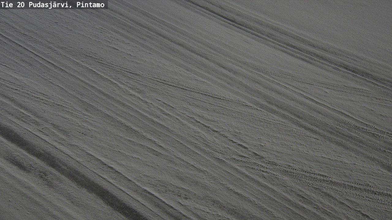 Weather Camera Image Väg 20 Pudasjärvi, Pintamo, Pudasjärvi, Pohjois-Pohjanmaa