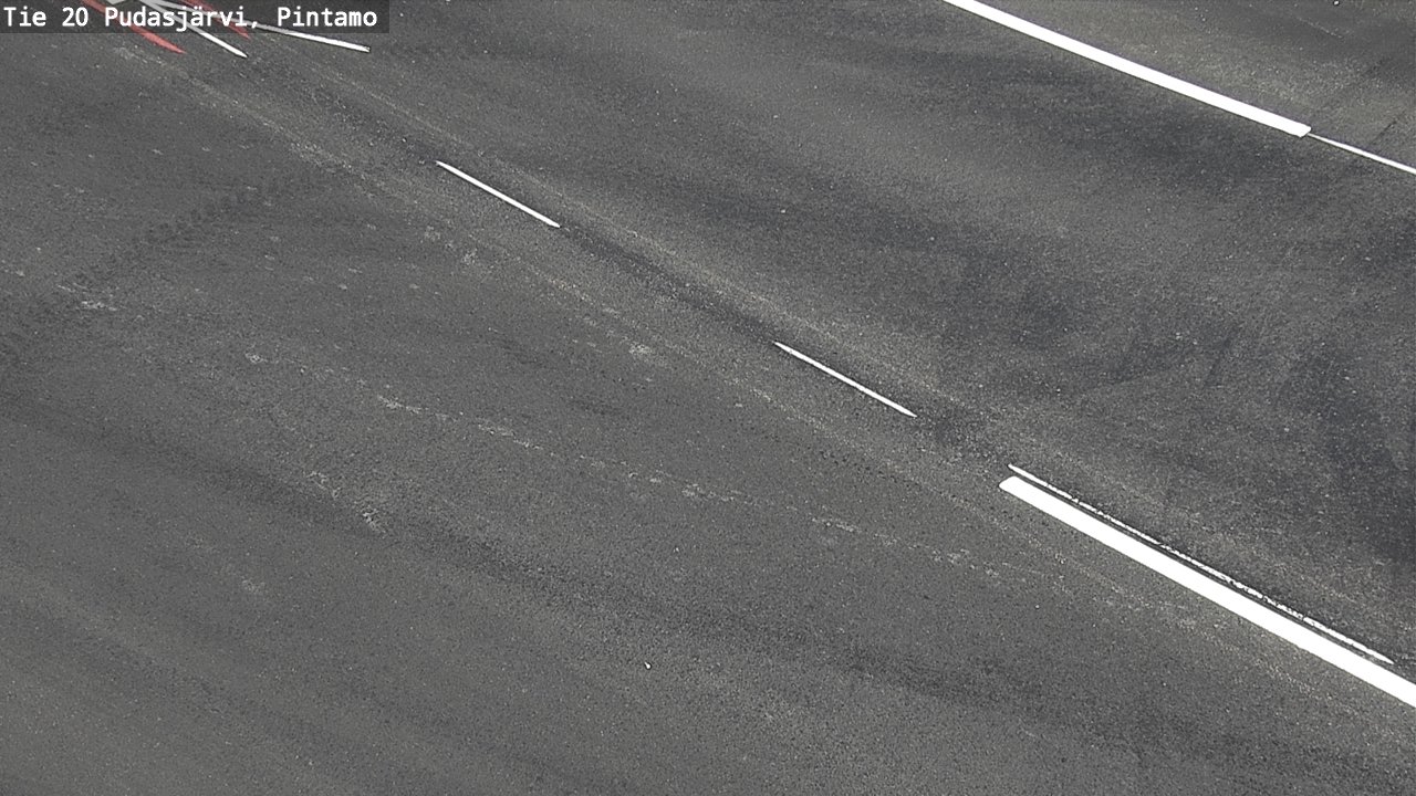 Weather Camera Image Väg 20 Pudasjärvi, Pintamo, Pudasjärvi, Pohjois-Pohjanmaa