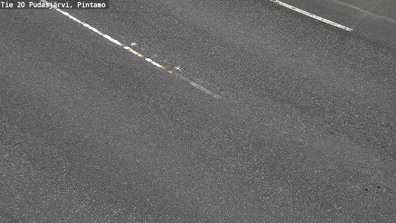 Weather Camera Image Väg 20 Pudasjärvi, Pintamo, Pudasjärvi, Pohjois-Pohjanmaa