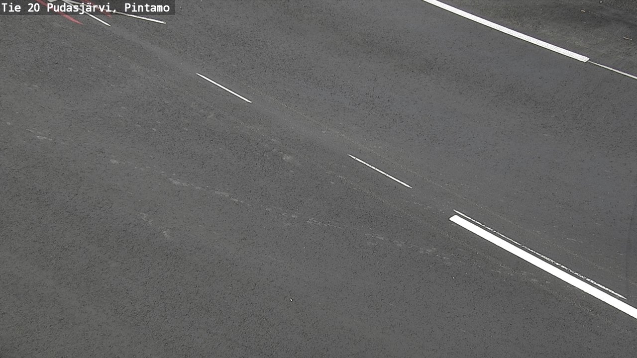 Weather Camera Image Väg 20 Pudasjärvi, Pintamo, Pudasjärvi, Pohjois-Pohjanmaa