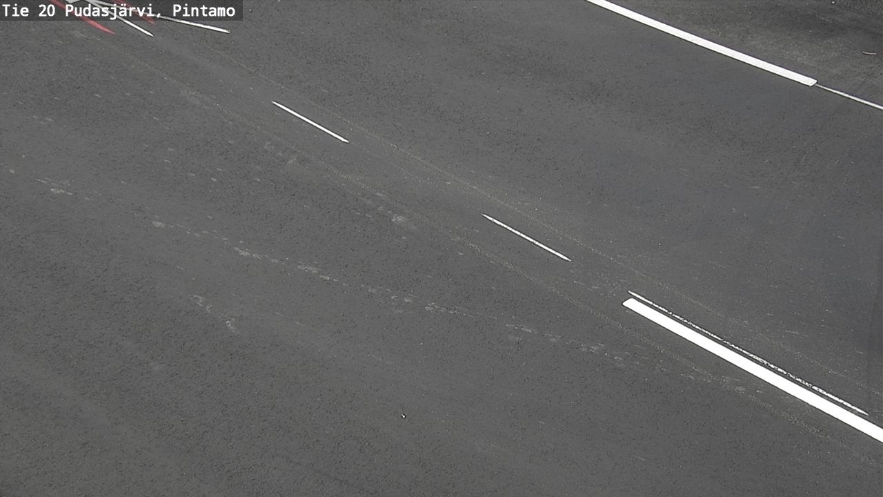 Weather Camera Image Väg 20 Pudasjärvi, Pintamo, Pudasjärvi, Pohjois-Pohjanmaa
