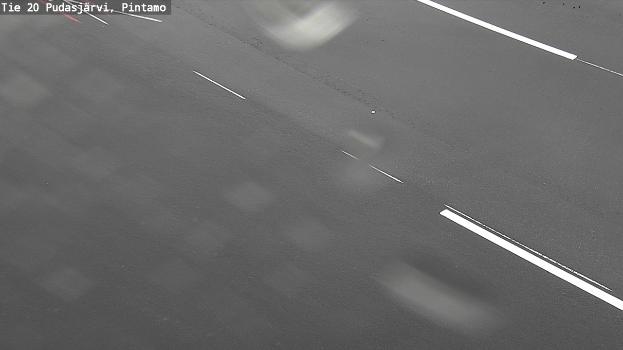 Weather Camera Image Road 20 Pudasjärvi, Pintamo, Pudasjärvi, Pohjois-Pohjanmaa