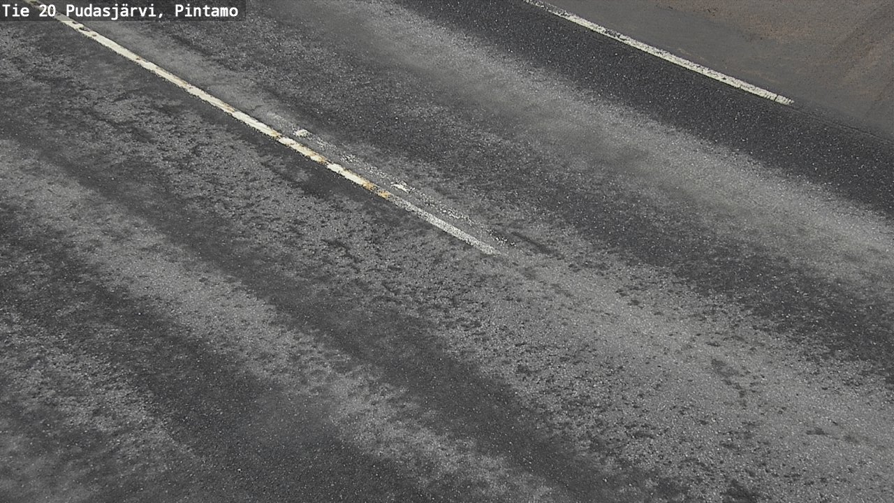 Weather Camera Image Väg 20 Pudasjärvi, Pintamo, Pudasjärvi, Pohjois-Pohjanmaa