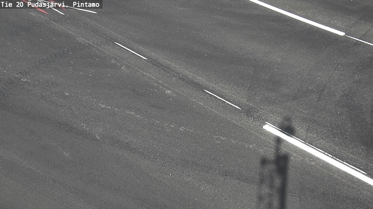 Weather Camera Image Väg 20 Pudasjärvi, Pintamo, Pudasjärvi, Pohjois-Pohjanmaa