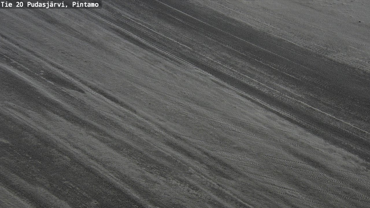 Weather Camera Image Väg 20 Pudasjärvi, Pintamo, Pudasjärvi, Pohjois-Pohjanmaa