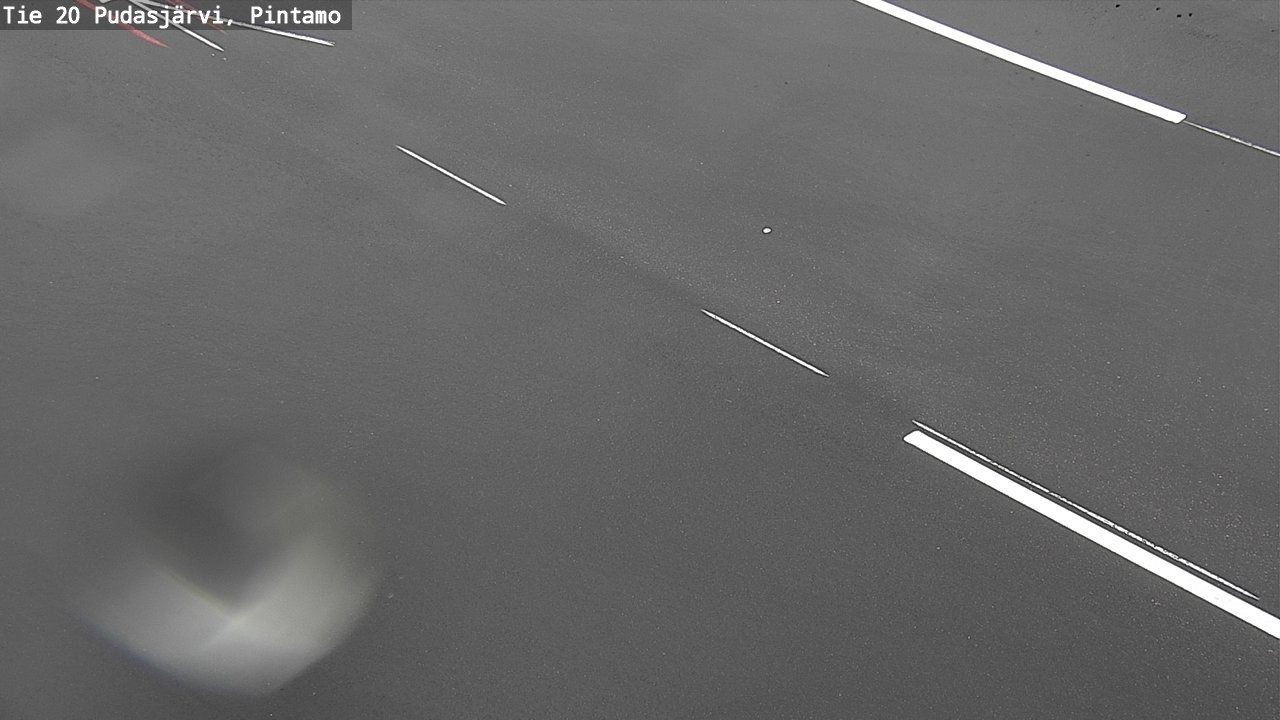 Weather Camera Image Väg 20 Pudasjärvi, Pintamo, Pudasjärvi, Pohjois-Pohjanmaa