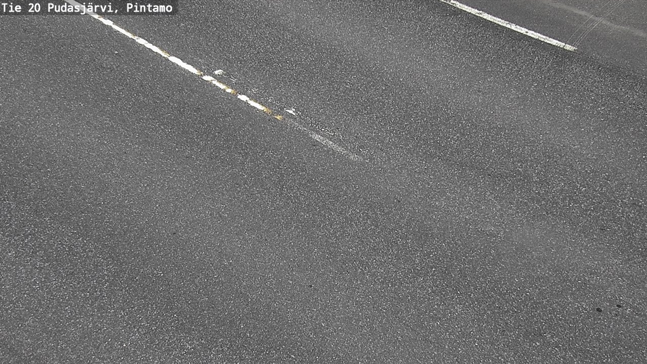 Weather Camera Image Väg 20 Pudasjärvi, Pintamo, Pudasjärvi, Pohjois-Pohjanmaa