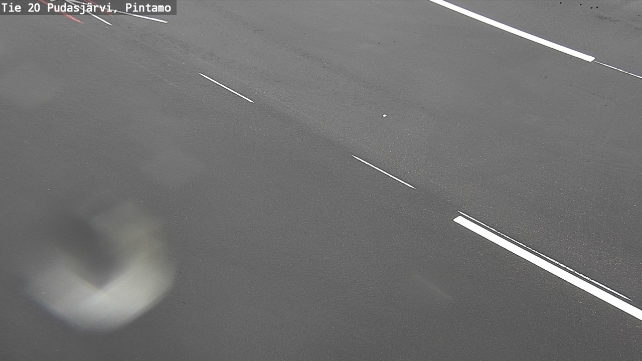 Weather Camera Image Väg 20 Pudasjärvi, Pintamo, Pudasjärvi, Pohjois-Pohjanmaa