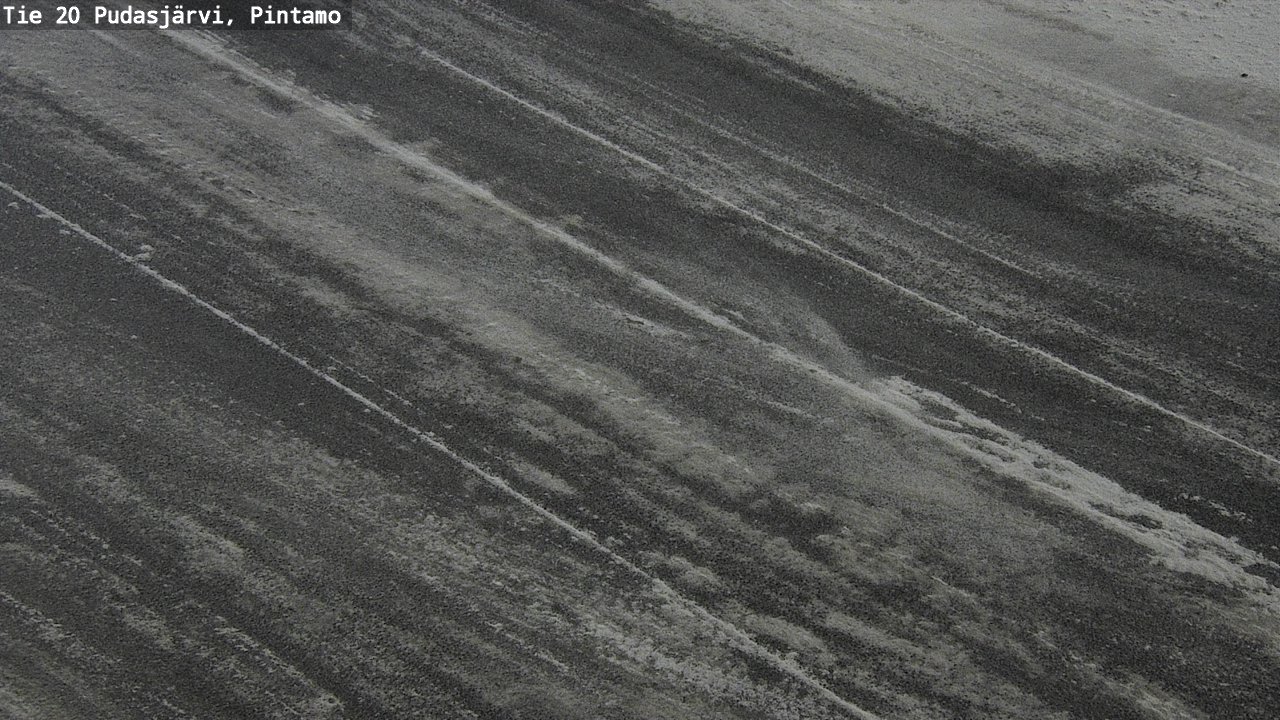 Weather Camera Image Väg 20 Pudasjärvi, Pintamo, Pudasjärvi, Pohjois-Pohjanmaa