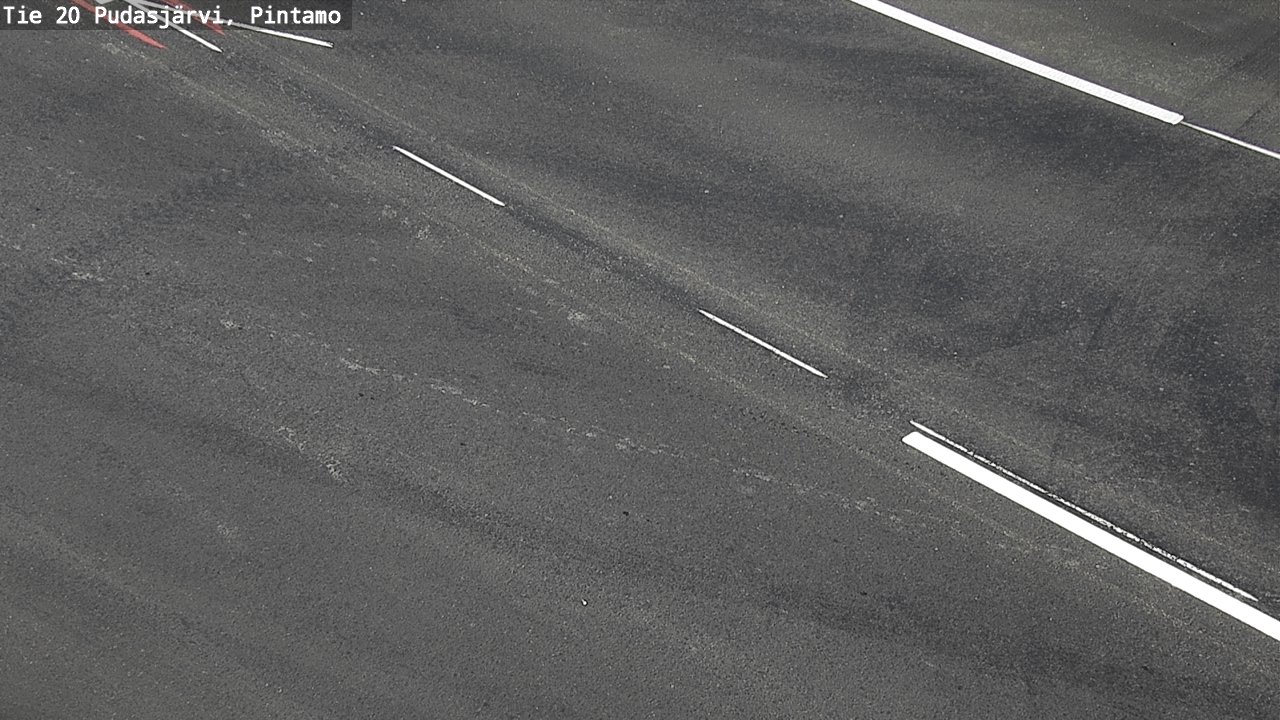 Weather Camera Image Väg 20 Pudasjärvi, Pintamo, Pudasjärvi, Pohjois-Pohjanmaa