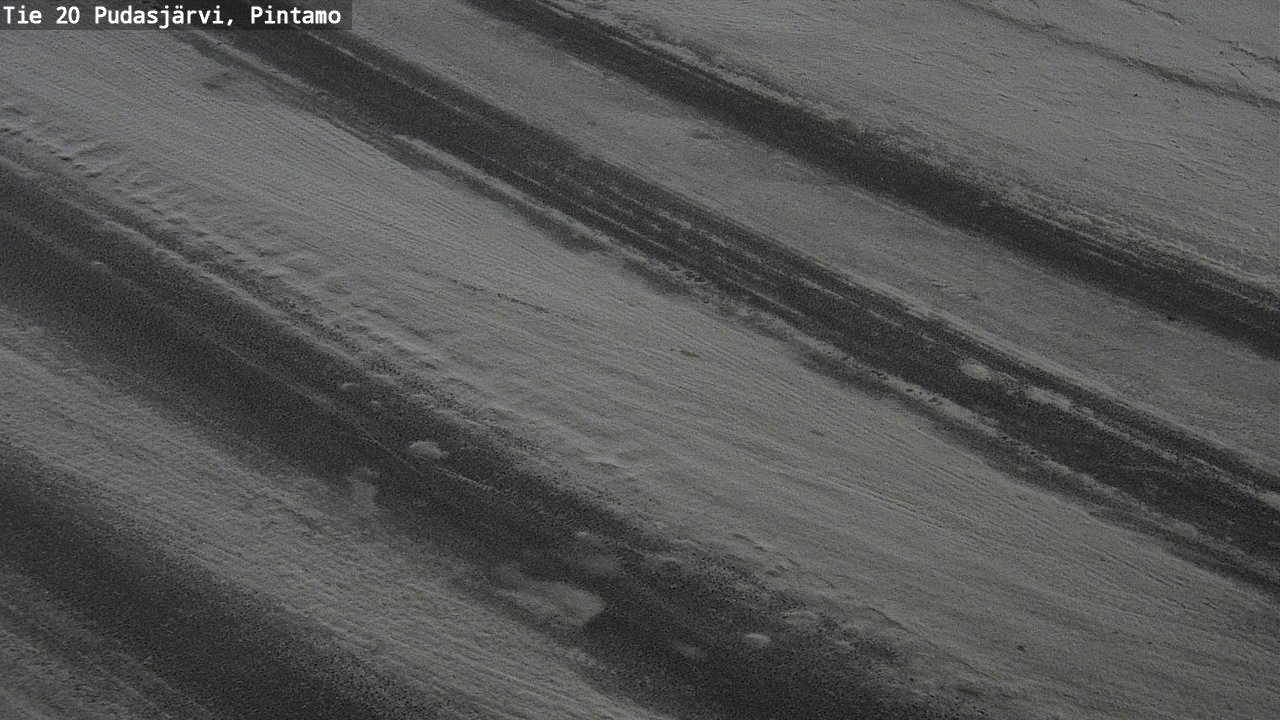 Weather Camera Image Road 20 Pudasjärvi, Pintamo, Pudasjärvi, Pohjois-Pohjanmaa