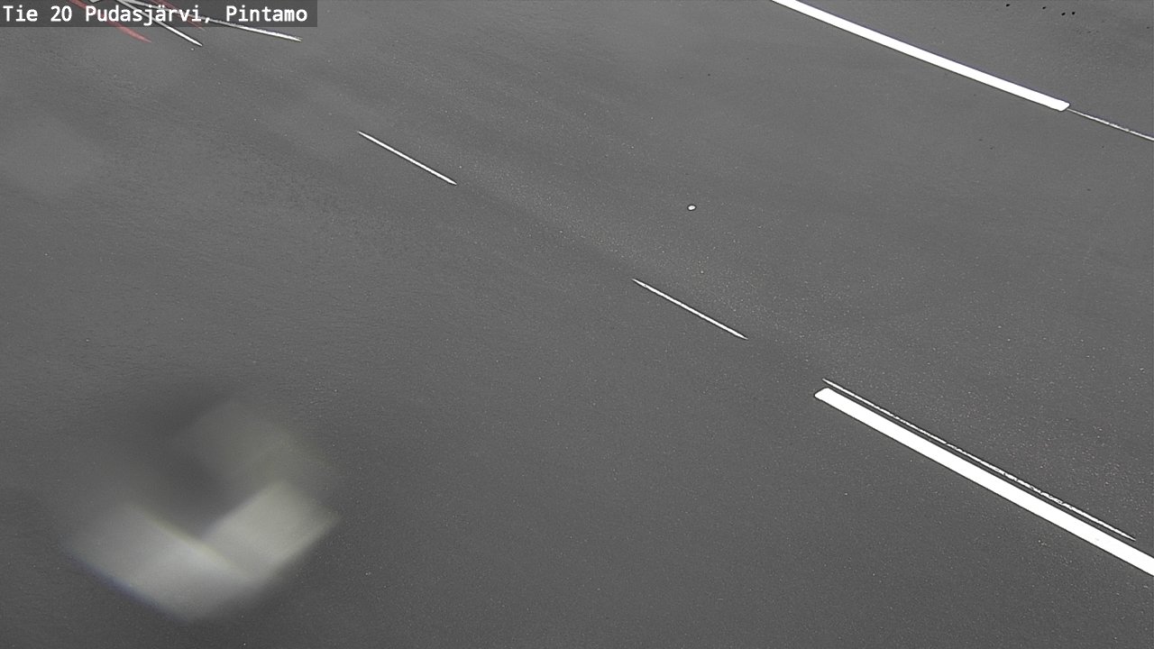 Weather Camera Image Väg 20 Pudasjärvi, Pintamo, Pudasjärvi, Pohjois-Pohjanmaa