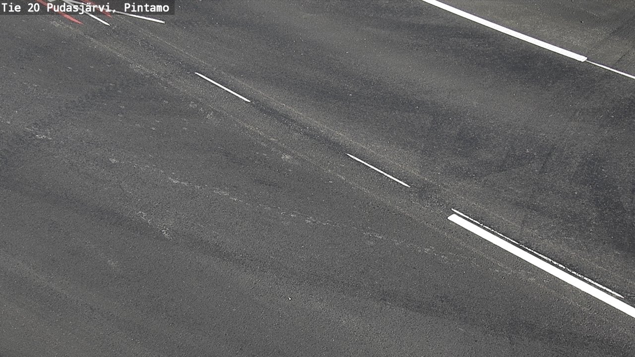 Weather Camera Image Väg 20 Pudasjärvi, Pintamo, Pudasjärvi, Pohjois-Pohjanmaa