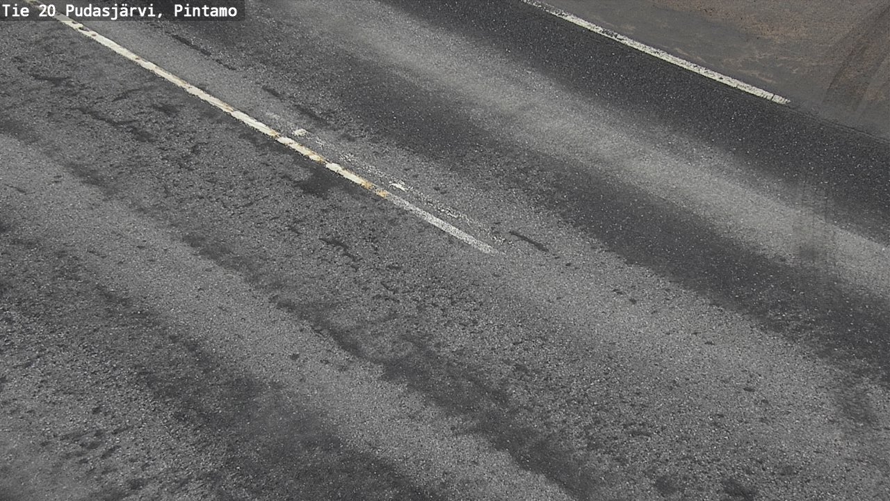 Weather Camera Image Väg 20 Pudasjärvi, Pintamo, Pudasjärvi, Pohjois-Pohjanmaa