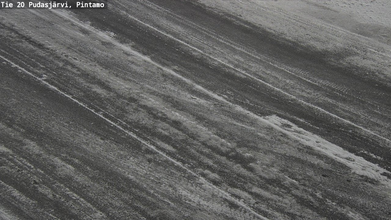 Weather Camera Image Väg 20 Pudasjärvi, Pintamo, Pudasjärvi, Pohjois-Pohjanmaa