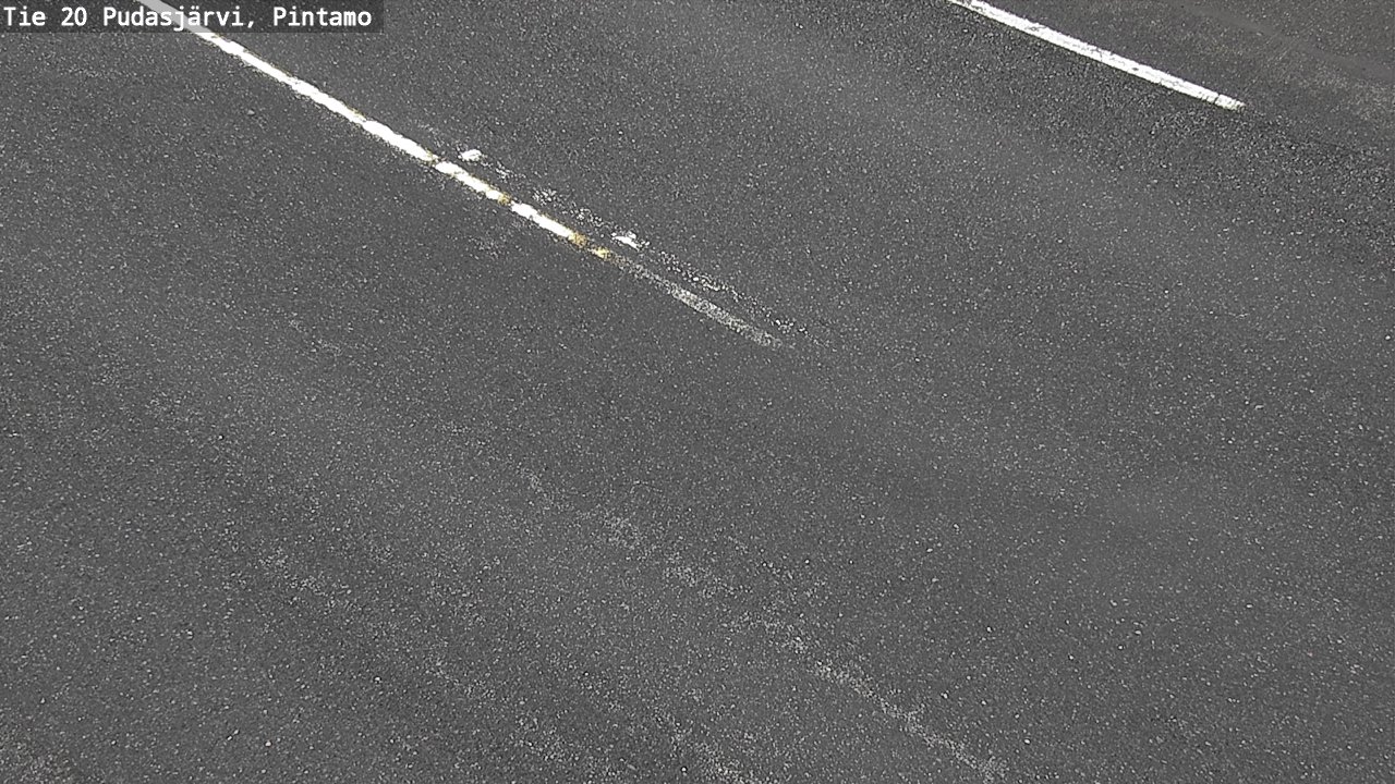 Weather Camera Image Väg 20 Pudasjärvi, Pintamo, Pudasjärvi, Pohjois-Pohjanmaa