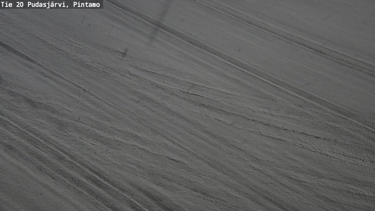 Weather Camera Image Väg 20 Pudasjärvi, Pintamo, Pudasjärvi, Pohjois-Pohjanmaa