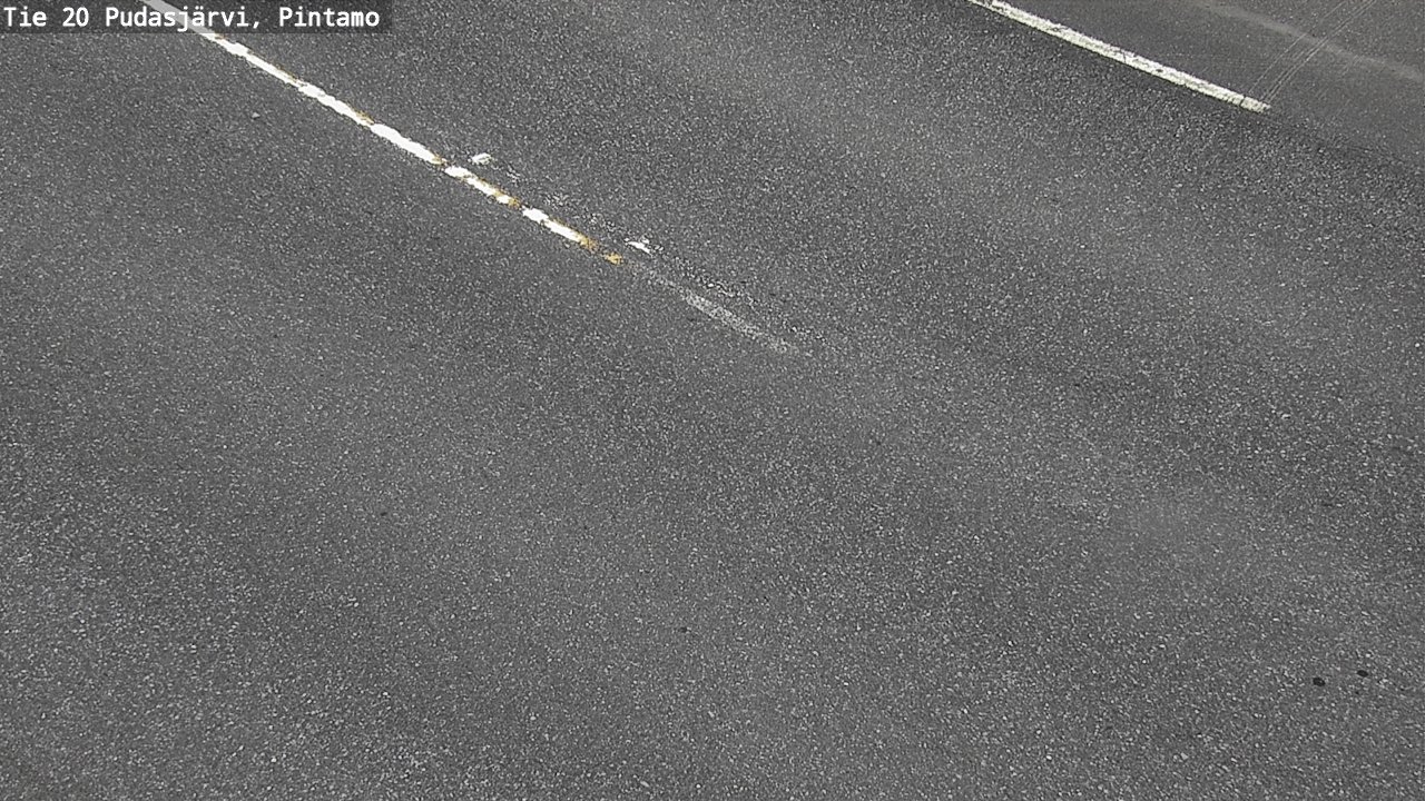 Weather Camera Image Väg 20 Pudasjärvi, Pintamo, Pudasjärvi, Pohjois-Pohjanmaa