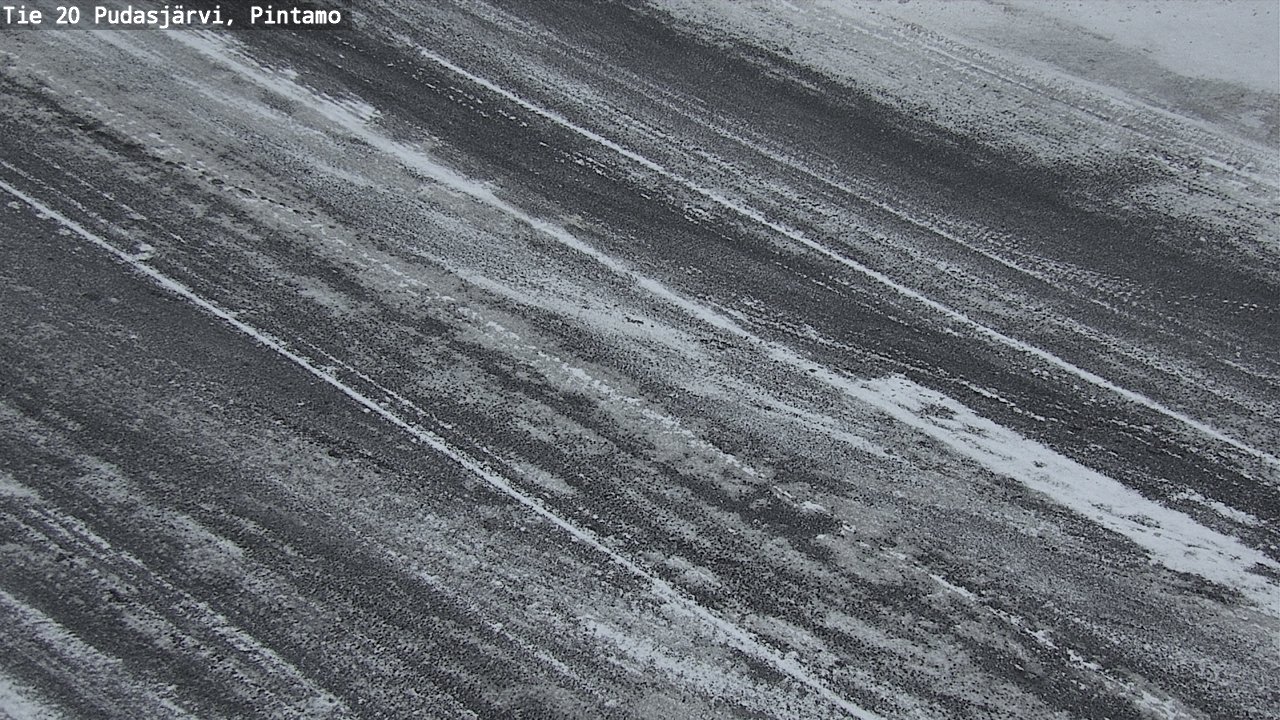 Weather Camera Image Väg 20 Pudasjärvi, Pintamo, Pudasjärvi, Pohjois-Pohjanmaa