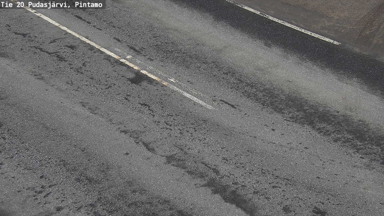 Weather Camera Image Väg 20 Pudasjärvi, Pintamo, Pudasjärvi, Pohjois-Pohjanmaa