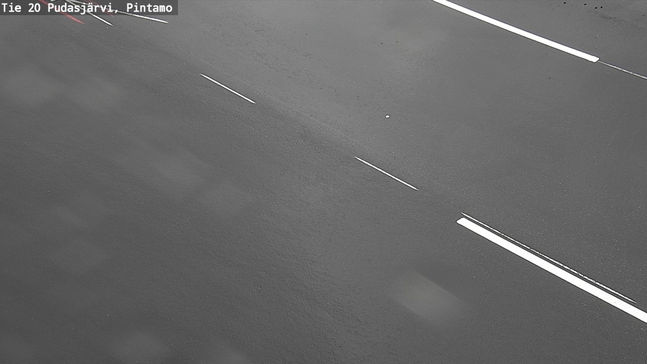 Weather Camera Image Väg 20 Pudasjärvi, Pintamo, Pudasjärvi, Pohjois-Pohjanmaa