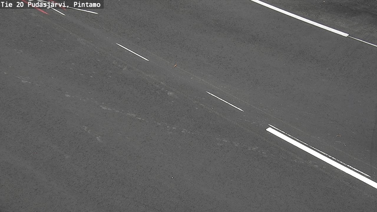 Weather Camera Image Väg 20 Pudasjärvi, Pintamo, Pudasjärvi, Pohjois-Pohjanmaa