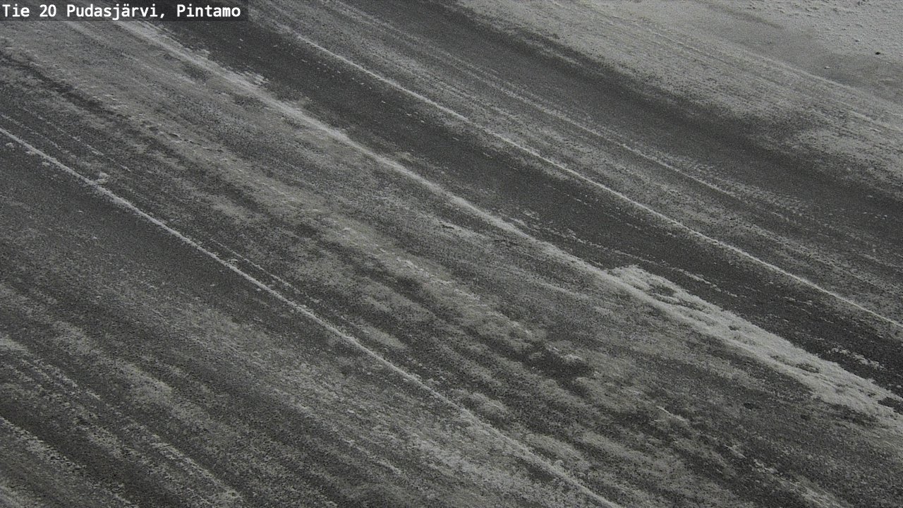 Weather Camera Image Väg 20 Pudasjärvi, Pintamo, Pudasjärvi, Pohjois-Pohjanmaa