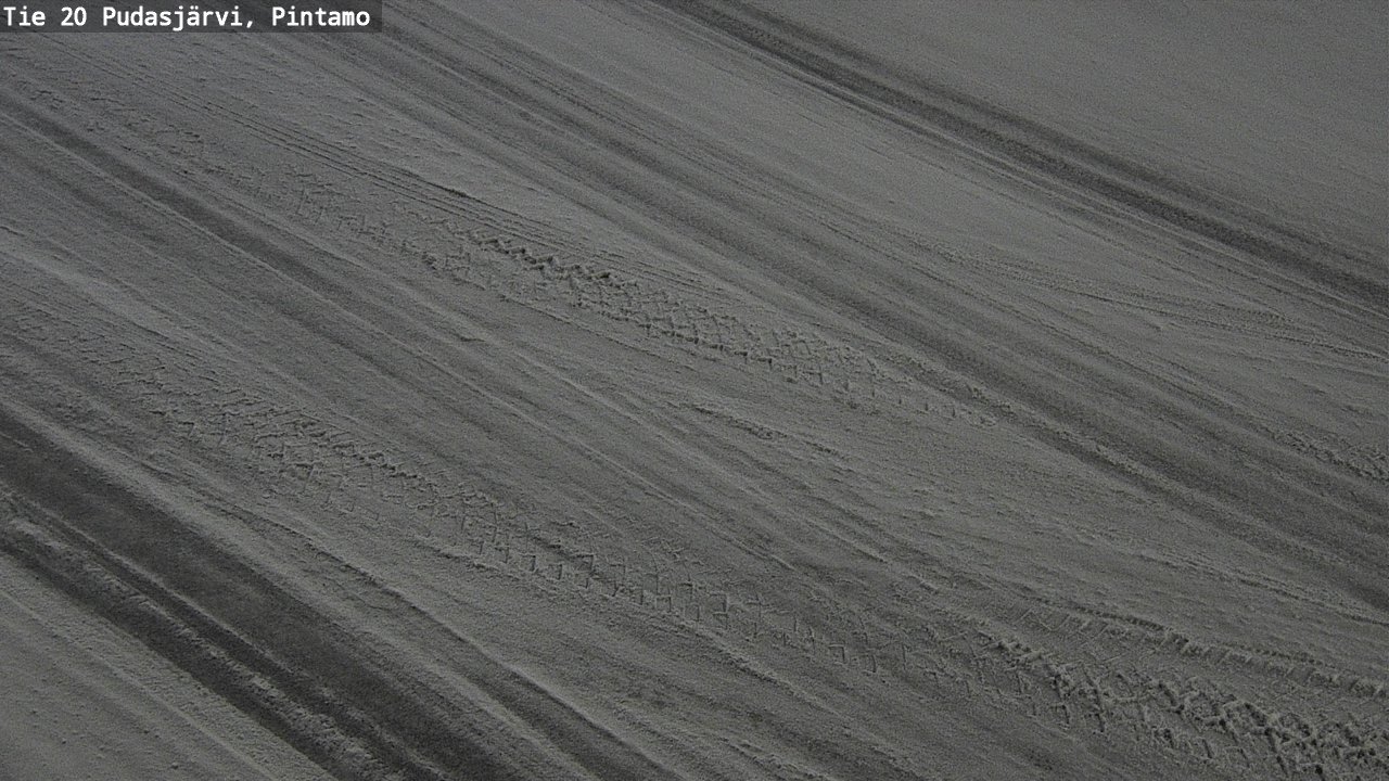 Weather Camera Image Väg 20 Pudasjärvi, Pintamo, Pudasjärvi, Pohjois-Pohjanmaa