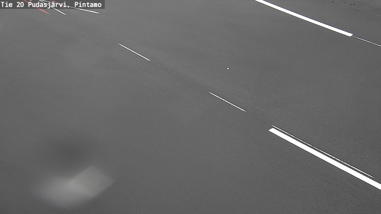 Weather Camera Image Väg 20 Pudasjärvi, Pintamo, Pudasjärvi, Pohjois-Pohjanmaa