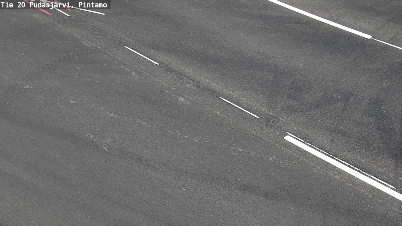 Weather Camera Image Väg 20 Pudasjärvi, Pintamo, Pudasjärvi, Pohjois-Pohjanmaa