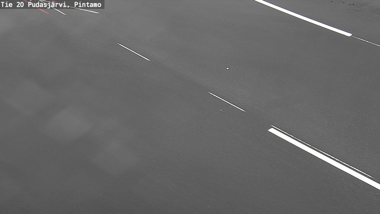 Weather Camera Image Väg 20 Pudasjärvi, Pintamo, Pudasjärvi, Pohjois-Pohjanmaa