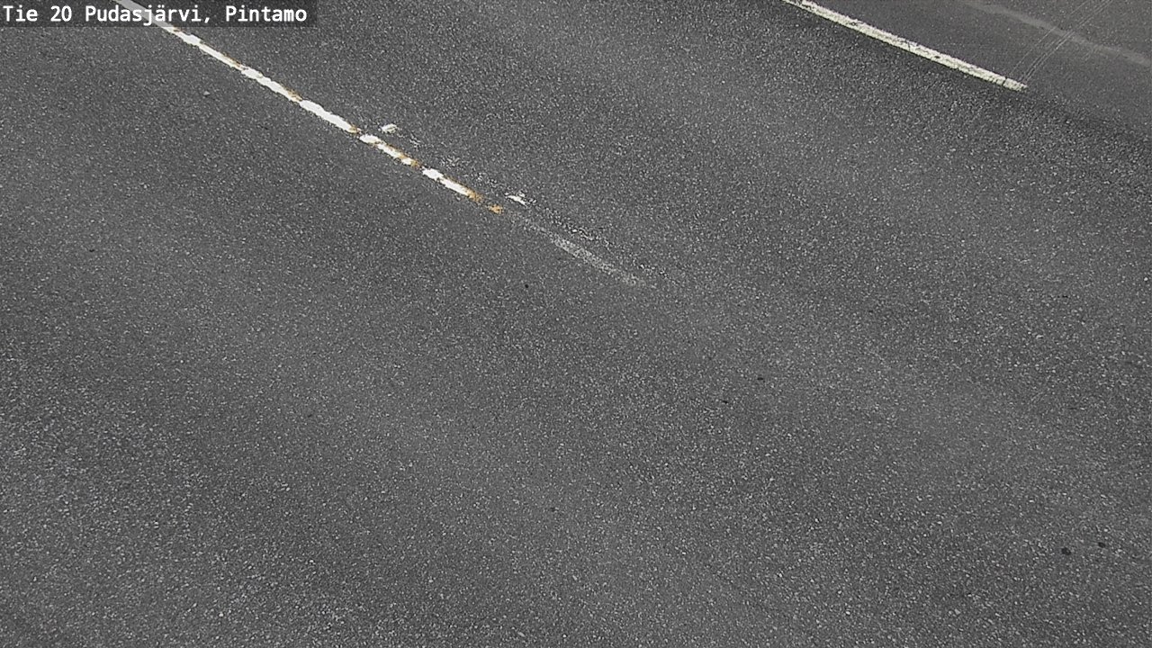 Weather Camera Image Väg 20 Pudasjärvi, Pintamo, Pudasjärvi, Pohjois-Pohjanmaa