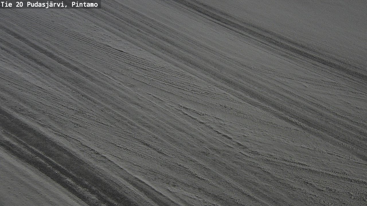 Weather Camera Image Väg 20 Pudasjärvi, Pintamo, Pudasjärvi, Pohjois-Pohjanmaa