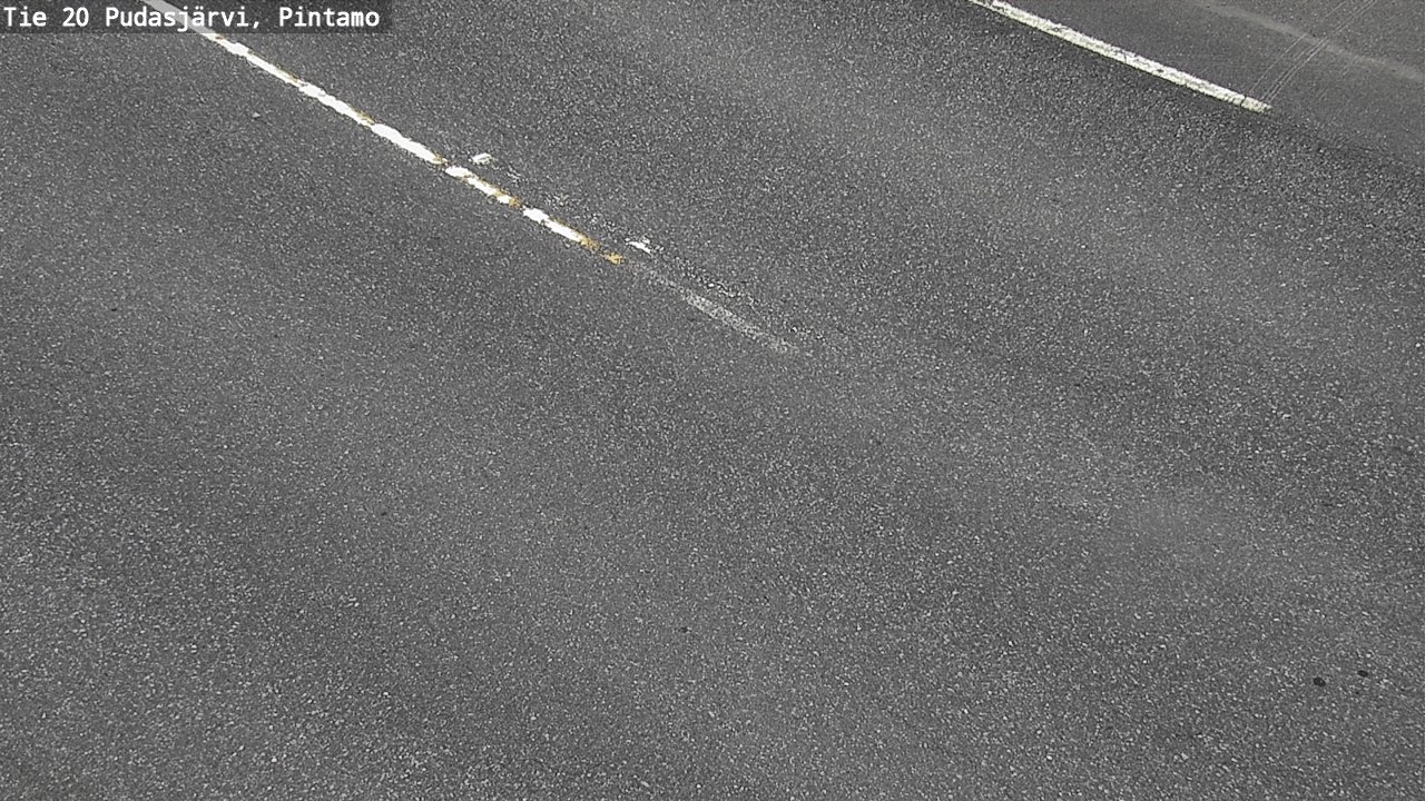 Weather Camera Image Väg 20 Pudasjärvi, Pintamo, Pudasjärvi, Pohjois-Pohjanmaa