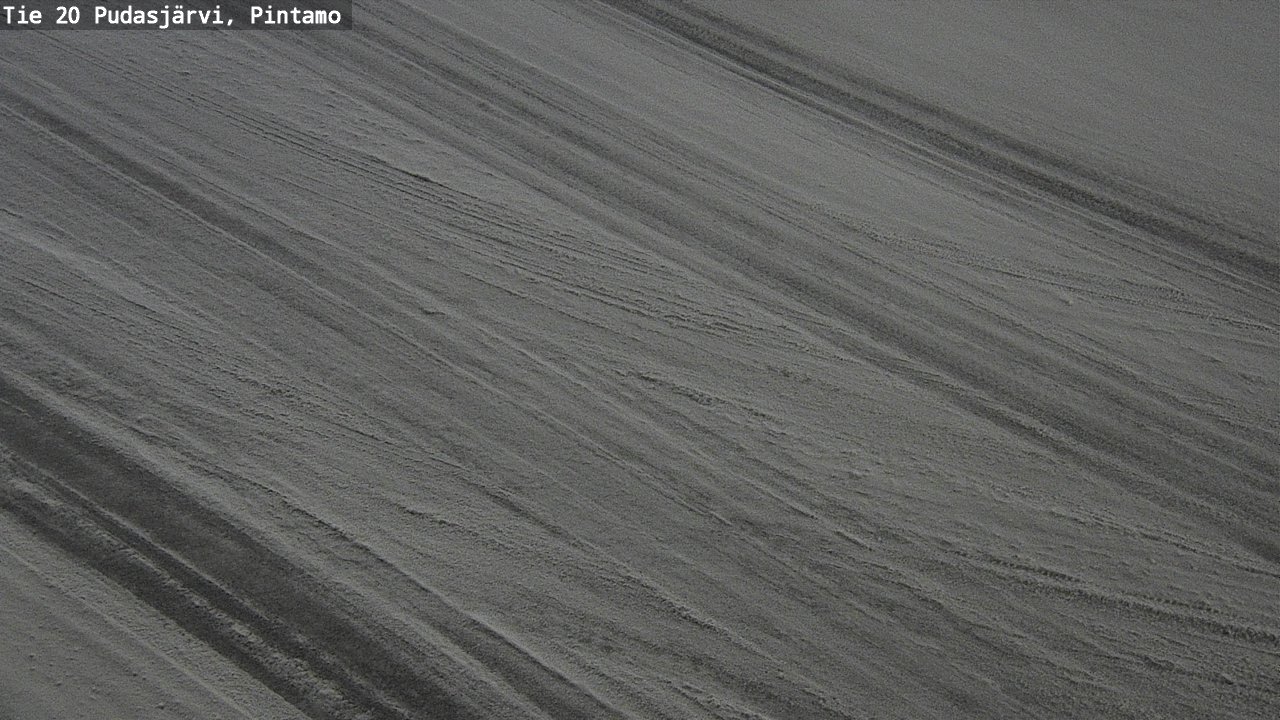 Weather Camera Image Väg 20 Pudasjärvi, Pintamo, Pudasjärvi, Pohjois-Pohjanmaa