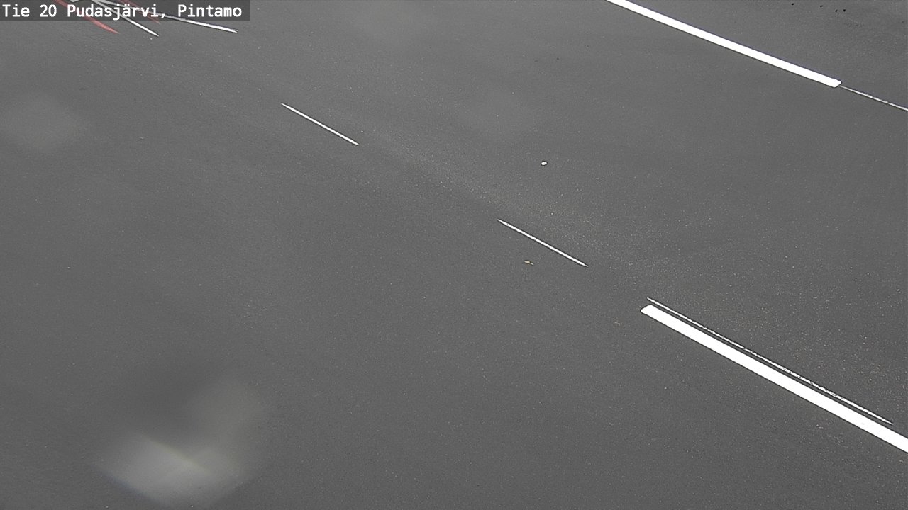 Weather Camera Image Väg 20 Pudasjärvi, Pintamo, Pudasjärvi, Pohjois-Pohjanmaa