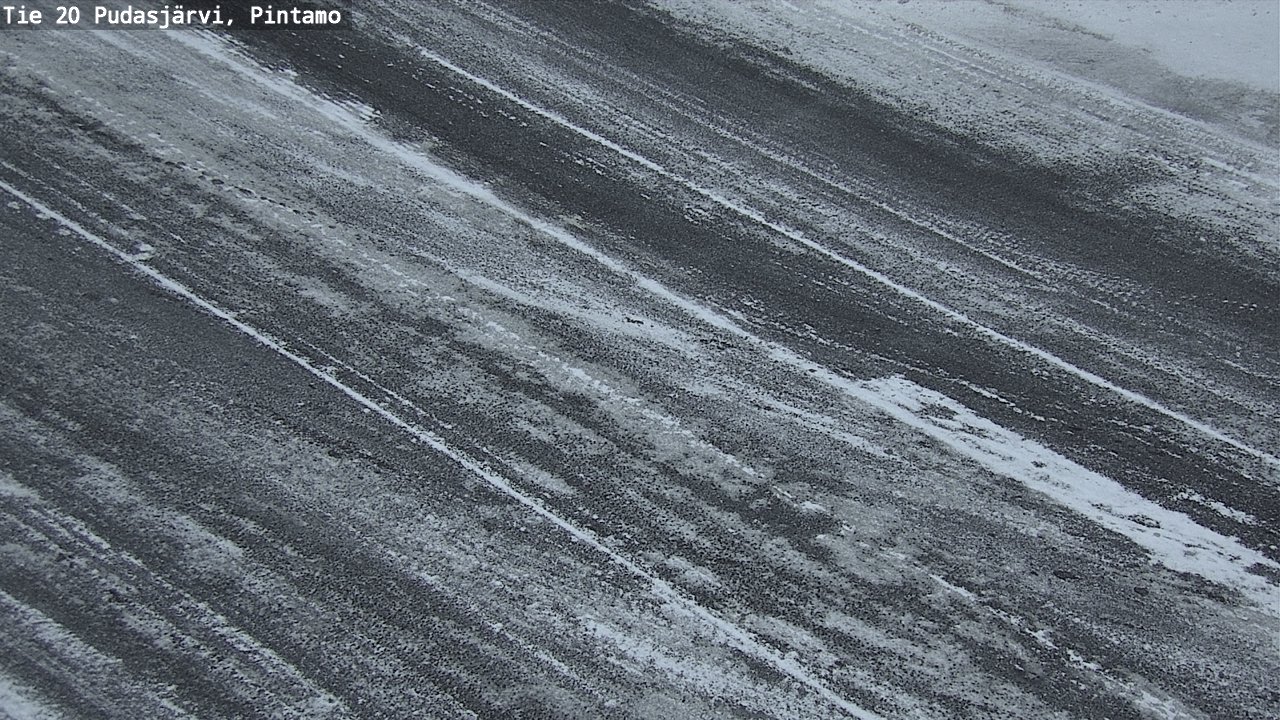 Weather Camera Image Väg 20 Pudasjärvi, Pintamo, Pudasjärvi, Pohjois-Pohjanmaa