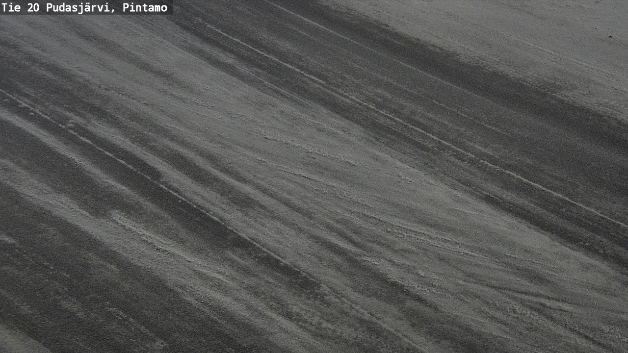 Weather Camera Image Väg 20 Pudasjärvi, Pintamo, Pudasjärvi, Pohjois-Pohjanmaa