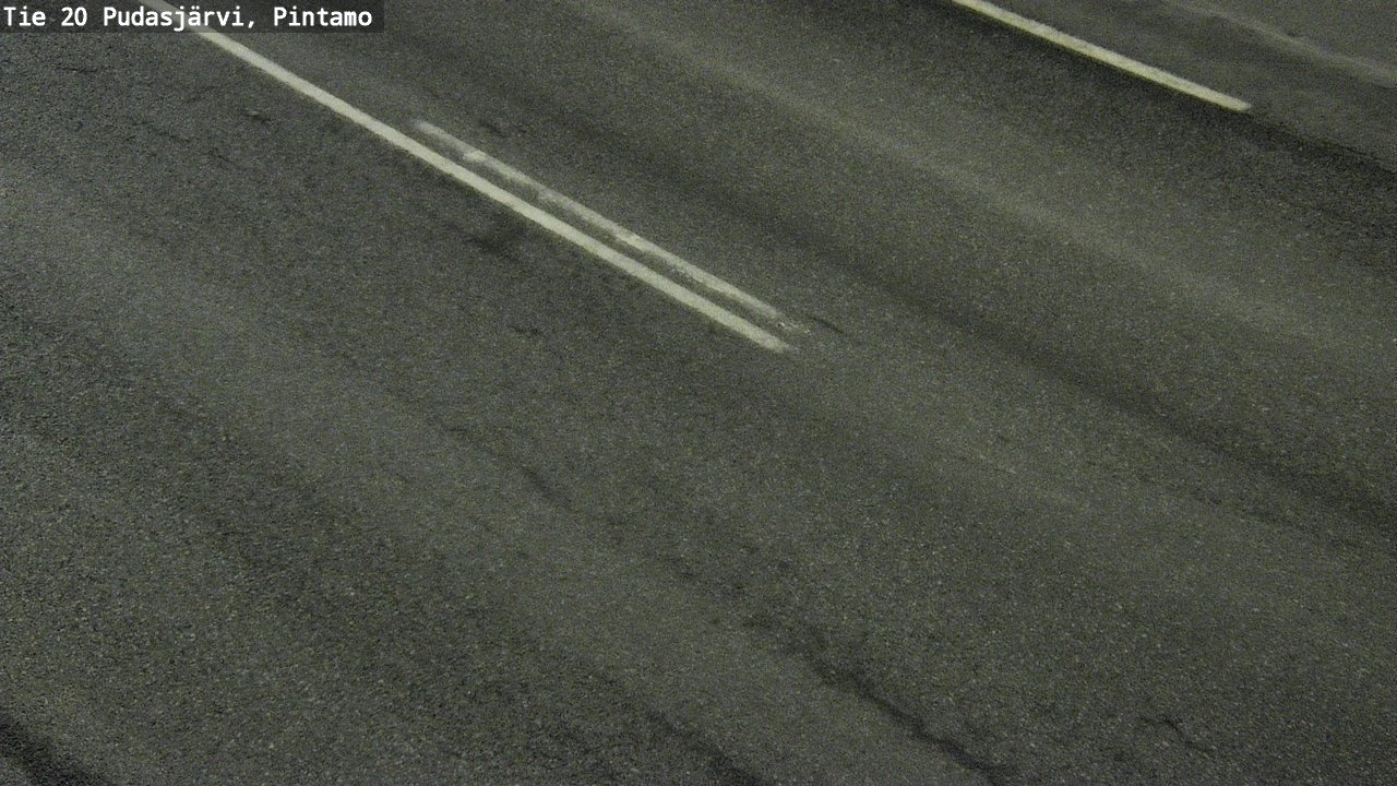 Weather Camera Image Väg 20 Pudasjärvi, Pintamo, Pudasjärvi, Pohjois-Pohjanmaa