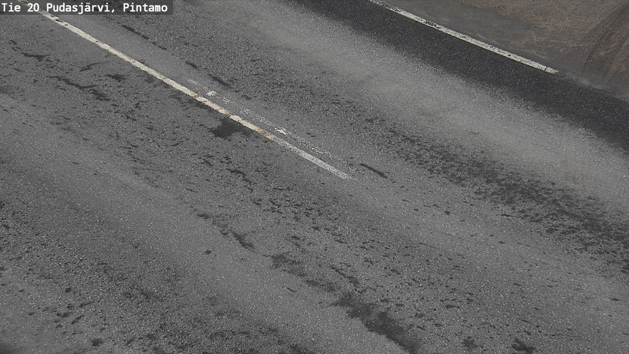 Weather Camera Image Väg 20 Pudasjärvi, Pintamo, Pudasjärvi, Pohjois-Pohjanmaa