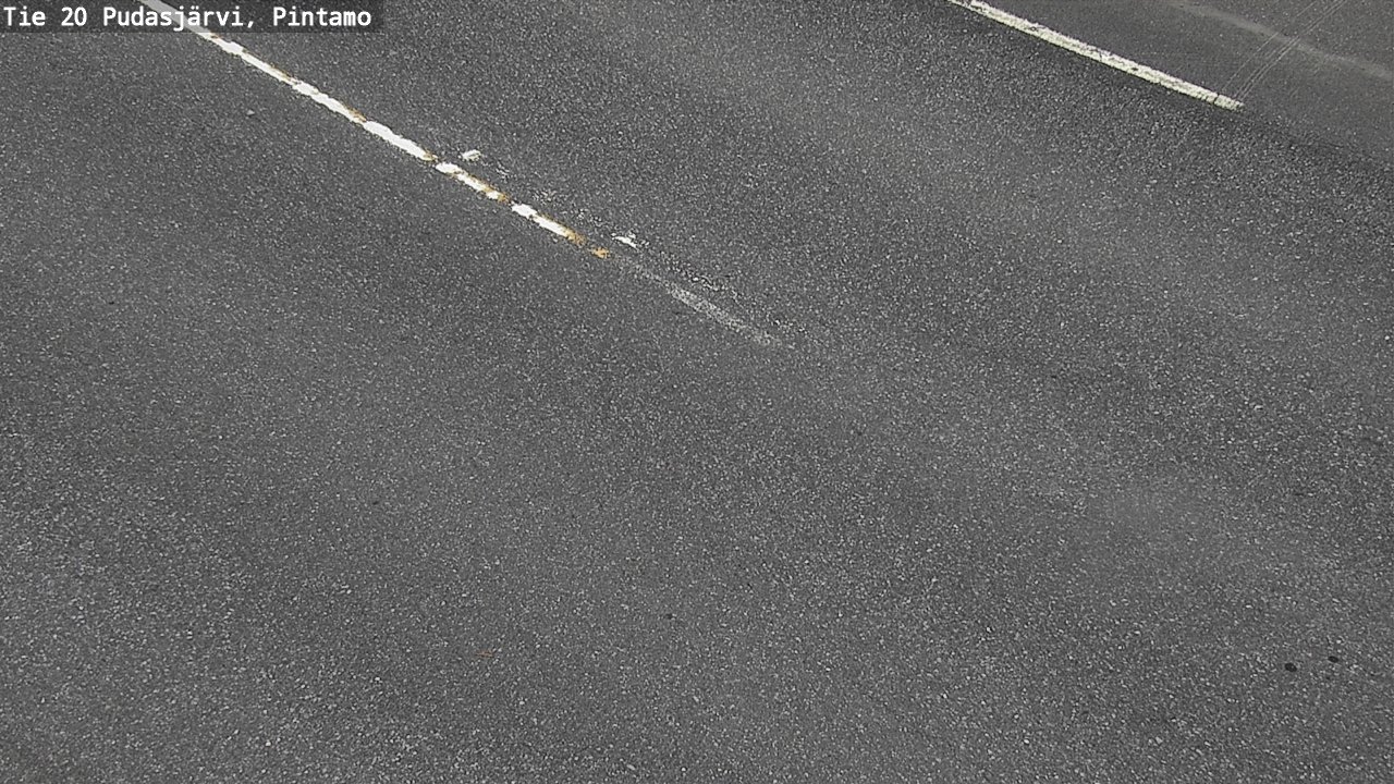 Weather Camera Image Väg 20 Pudasjärvi, Pintamo, Pudasjärvi, Pohjois-Pohjanmaa