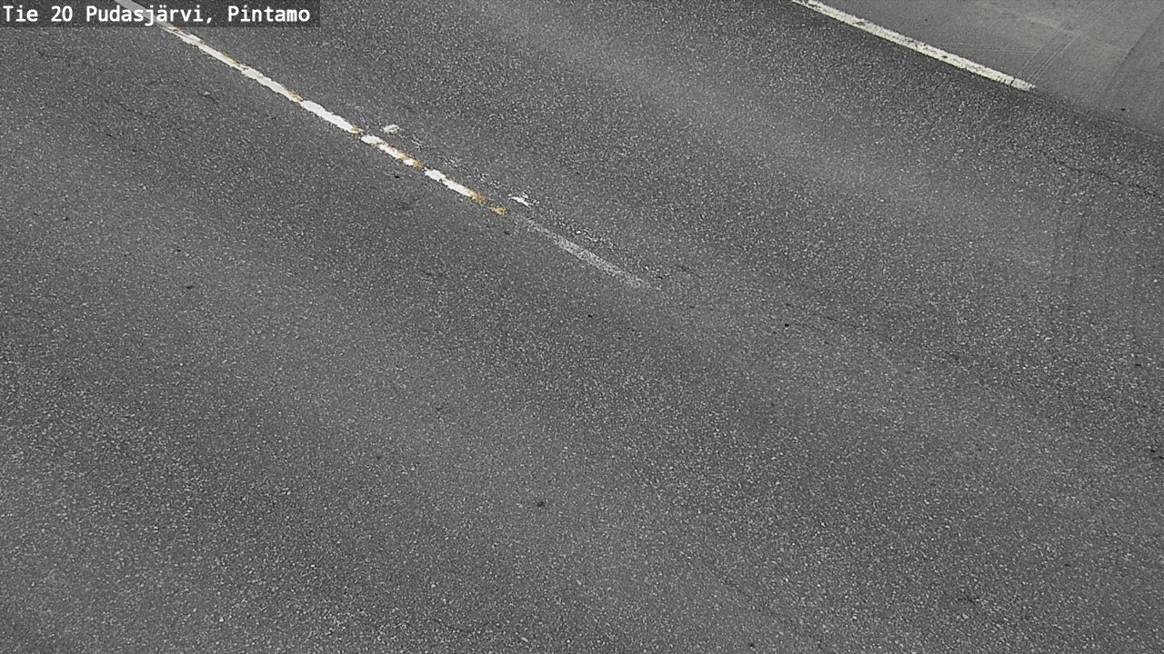 Weather Camera Image Väg 20 Pudasjärvi, Pintamo, Pudasjärvi, Pohjois-Pohjanmaa
