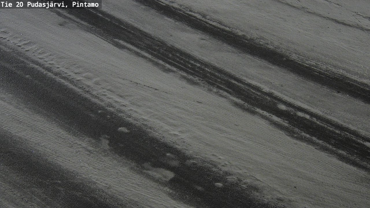 Weather Camera Image Road 20 Pudasjärvi, Pintamo, Pudasjärvi, Pohjois-Pohjanmaa